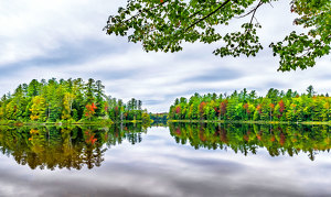 An Absolute Calm on Rollins Pond - Photo by John Straub