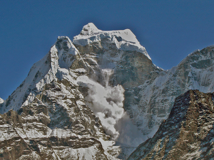 Avalanche - Nepal - Photo by Susan Case