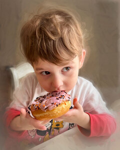Balancing TV and Frosting - Photo by John Straub