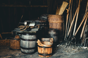 Class A 1st: Barn Still Life by Peter Rossato