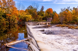 Batten Kill Dam - Cheshire, NY - Photo by Arthur McMannus