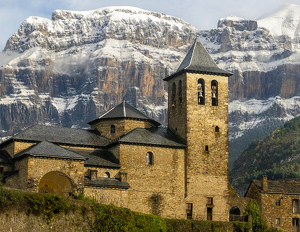 Bell Tower Below the Pyrenees - Photo by Eric Wolfe