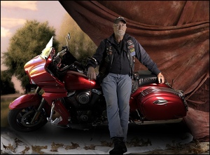 Biker number 3 - Photo by David Robbins