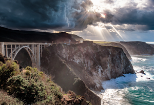 Bixby Bridge After a Storm - Photo by David McCary