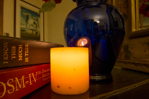 Blue vase - Photo by Vitali Zhulkovsky