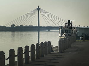 Boat Tied to Lines - Photo by Eric Wolfe