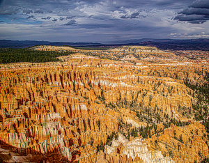 Bryce Canyon Ampitheater Before the Storm - Photo by Jim Patrina