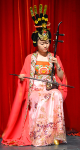 Chinese Erhu Player - Photo by Louis Arthur Norton