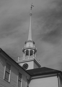 Clouds and Steeple - Photo by Kevin Hulse