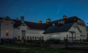 Comet Over Hilltop Farm by Libby Lord