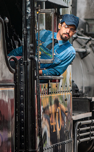 Conductor Number 40 - Photo by Linda Fickinger