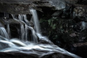 Enders Falls at Dusk - Photo by Bill Payne