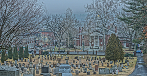 Eno Memorial from top of Cemetary - Photo by Jim Patrina