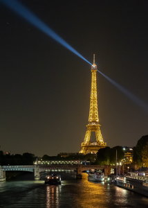 Salon 2nd: Evening Along The Seine by Bob Ferrante