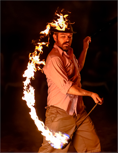 Fire Dancer - Photo by Peter Rossato