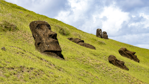 Forgotten Chieftains of Easter Island - Photo by Eric Wolfe