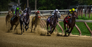 Fourth Turn at Saratoga - Photo by Arthur McMannus