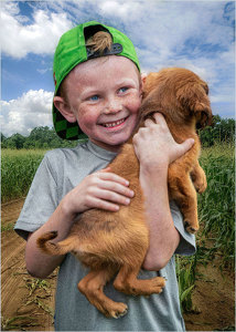 Salon 2nd: Freckles and Friend by John Straub