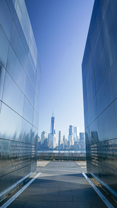 Freedom Tower from New Jersey 9/11 Memorial - Photo by Jim Patrina