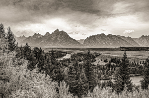 Grand Teton's Brewing Storm - Photo by Jim Patrina