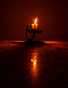 Grandpa's Horseshoe Lantern - Photo by Linda Miller-Gargano