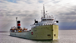 Great Lakes Ore Boat - Photo by John Clancy