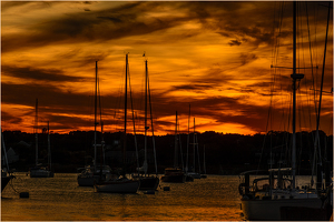 Harbor Sunset - Photo by Frank Zaremba MNEC