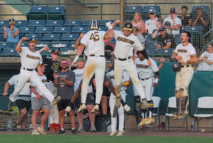 Class A HM: Home Run Celebration by Karin Lessard