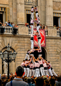 Human Pyramid Barcelona - Photo by Frank Zaremba MNEC