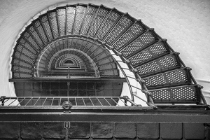 Inside Bodie Lighthouse - Photo by Jeff Levesque