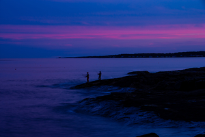 Class B 2nd: Last Cast - Nubble Point - York, ME by Art McMannus