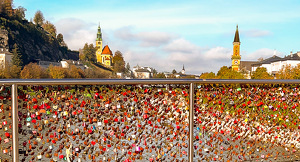 Lock Bridge over the Salzach River - Photo by Pamela Carter