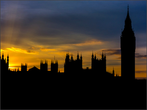 London Setting Sun - Photo by Frank Zaremba MNEC