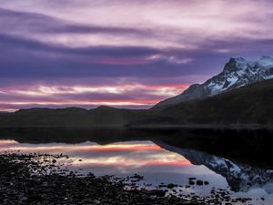 Magenta Skies in Glacier National Park - Photo by Quannah Leonard