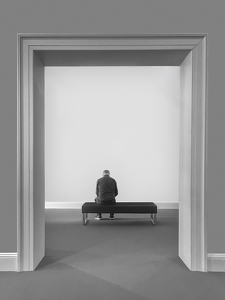 Man on Bench - Photo by Frank Zaremba MNEC