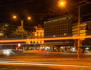 Midnight Tram at Monopol - Photo by Arthur McMannus