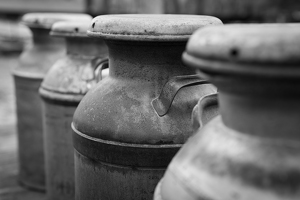 Milk Canisters - Photo by Jeff Levesque