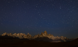 Monte Fitz Roy at Night - Photo by Nancy Schumann