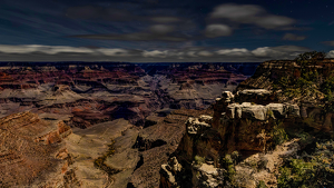 Moonlight on the Grand Canyon - Photo by Eric Wolfe