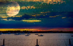 moonrise - Photo by John Parisi