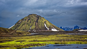 Mountain and Green Moss - Photo by John McGarry