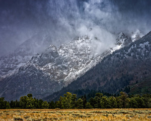 Salon 2nd: Mountain Top Snow Squall by John McGarry