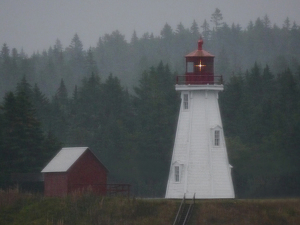 Mulholland Lighthouse In The Mist - Photo by Bill Latournes