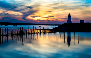 Mulholland Point Light, Campobello Island, Canada - Photo by Libby Lord