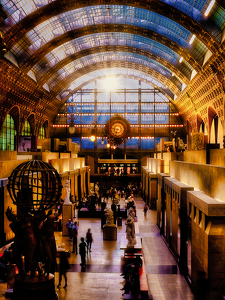 Museum d'Orsay at about sunset - Photo by Frank Zaremba MNEC