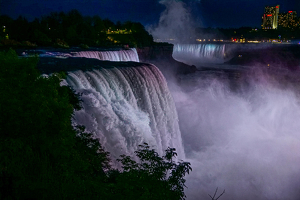 Niagra Falls Lights - Photo by Jim Patrina