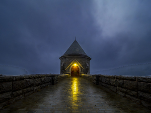 Overcast Day at the Saville Dam - Photo by Nancy Schumann