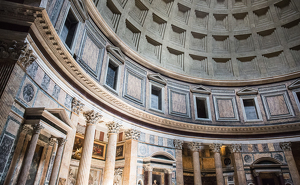 Pantheon in Rome Italy 120-124AD - Photo by René Durbois