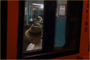 Passenger on the Ferry - Photo by Alene Galin