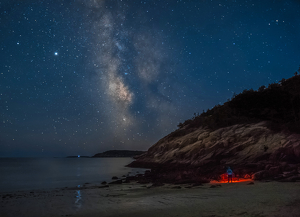 Photographer Shooting a Photographer Shooting the Milky Way by Libby Lord